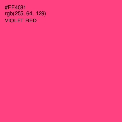 #FF4081 - Violet Red Color Image